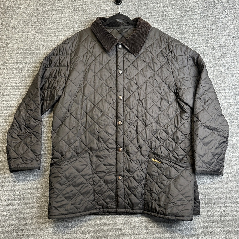 Barbour Liddesdale Quilt Mens XL Black Quilted Jacket MQU0001BK91